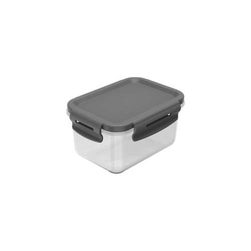 Pote-Organizador-Geladeira-Click-Retangular-560ml-Chumbo